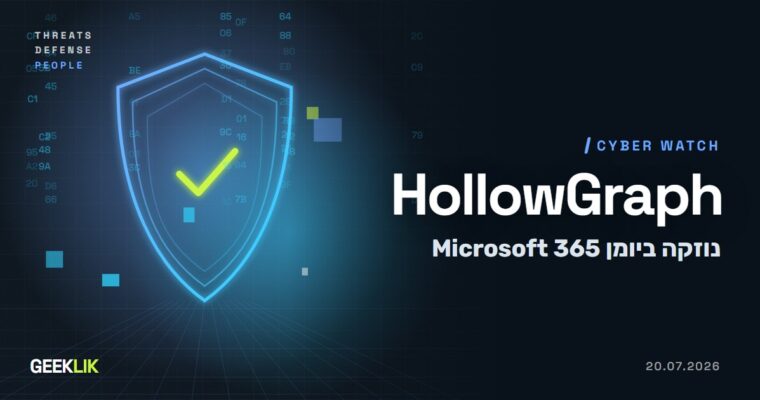 Group-IB: נוזקה HollowGraph משתמשת ביומן של Microsoft 365 נגד גופים בישראל